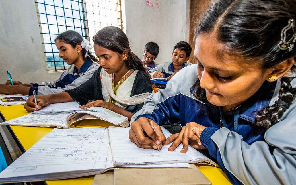 School class in India